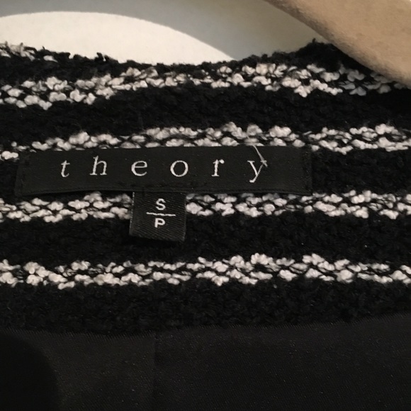 THEORY yaisa black striped blazer - Picture 3 of 8